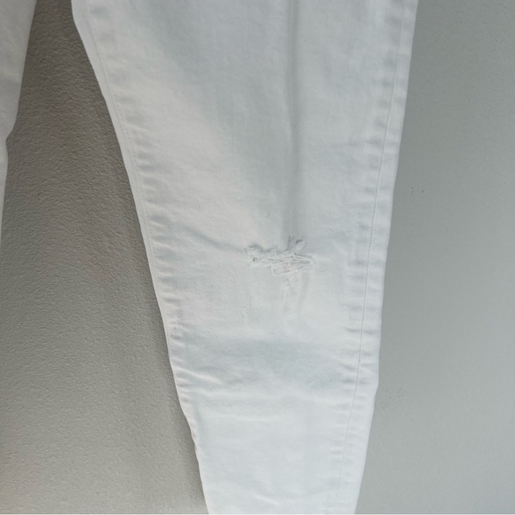 Moussy Vintage Velma Skinny Ankle Jeans White Denim Distressed Women’s 28 - Picture 5 of 12